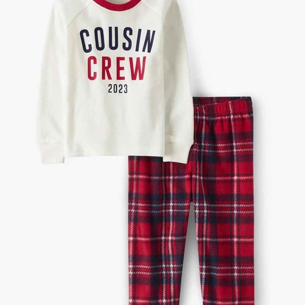 The Children's Place Red Plaid Pajama Set